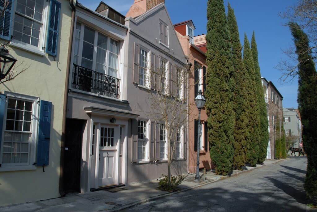 Historical neighborhood in Charleston, SC