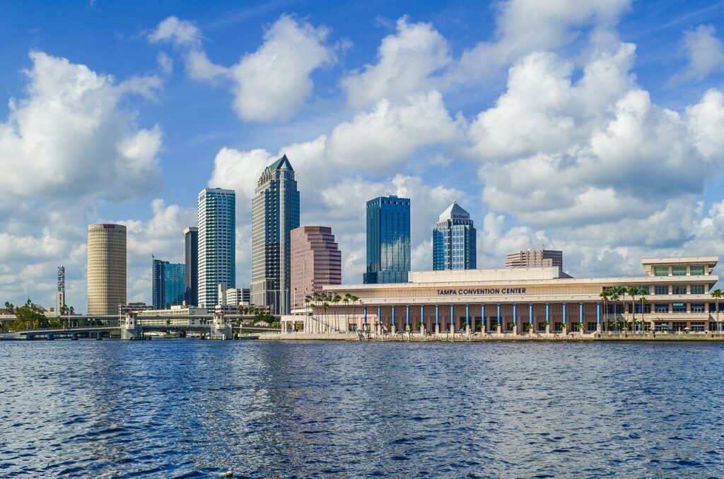 Skyline view of tampa, FL