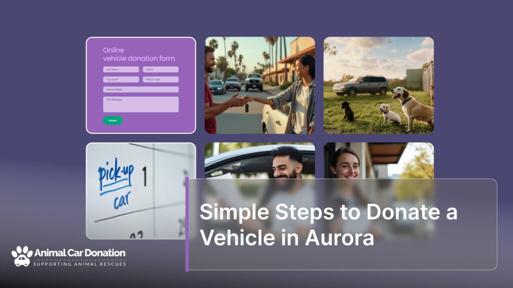 Simple Steps to Donate a Vehicle in Aurora