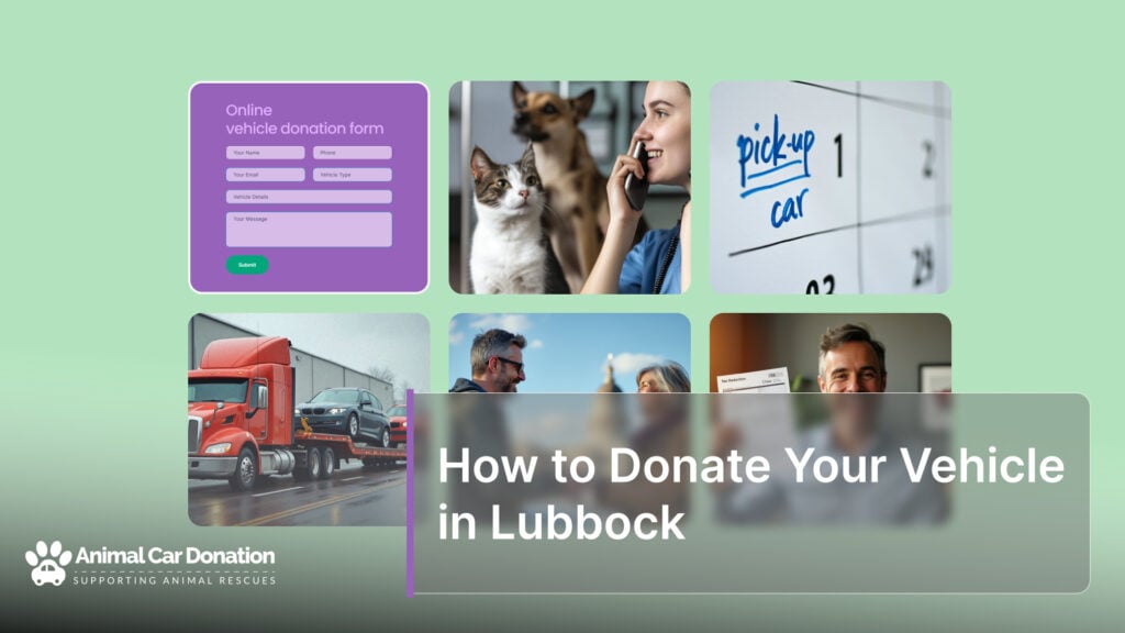 How to Donate Your Vehicle in Lubbock