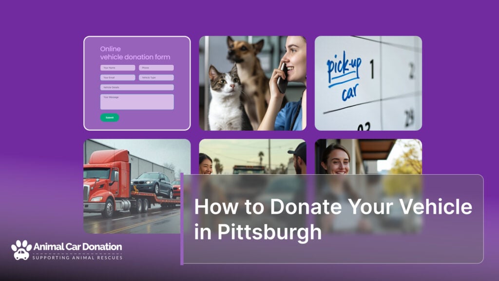 How to Donate Your Vehicle in Pittsburgh