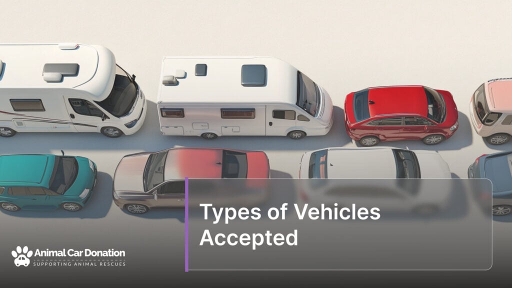 Types of Vehicles Accepted