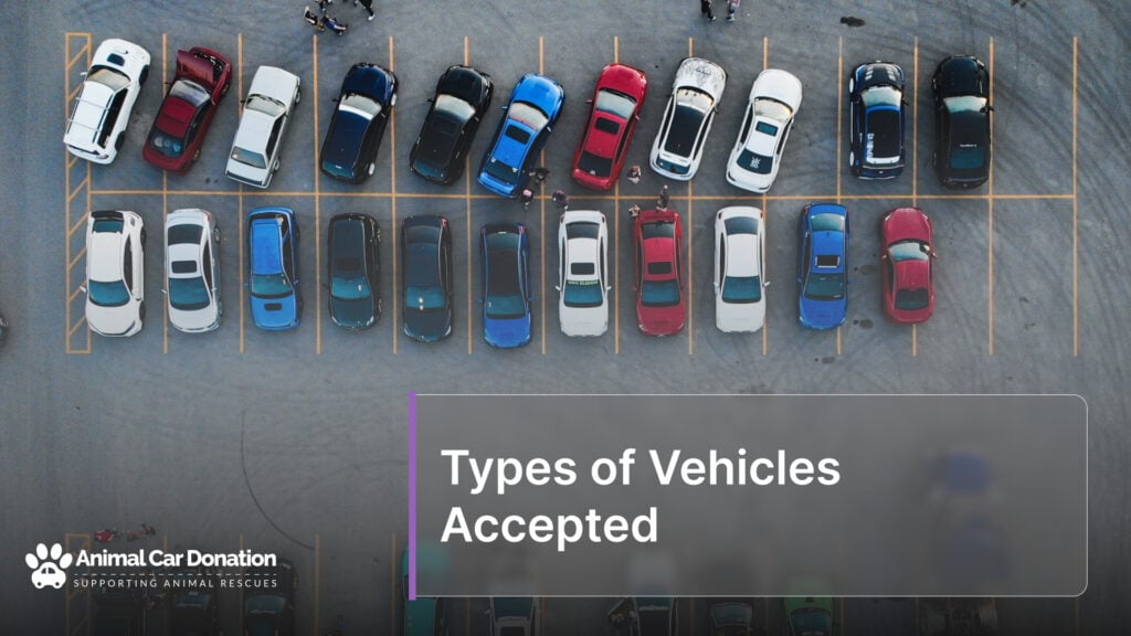 Types of Vehicles Accepted