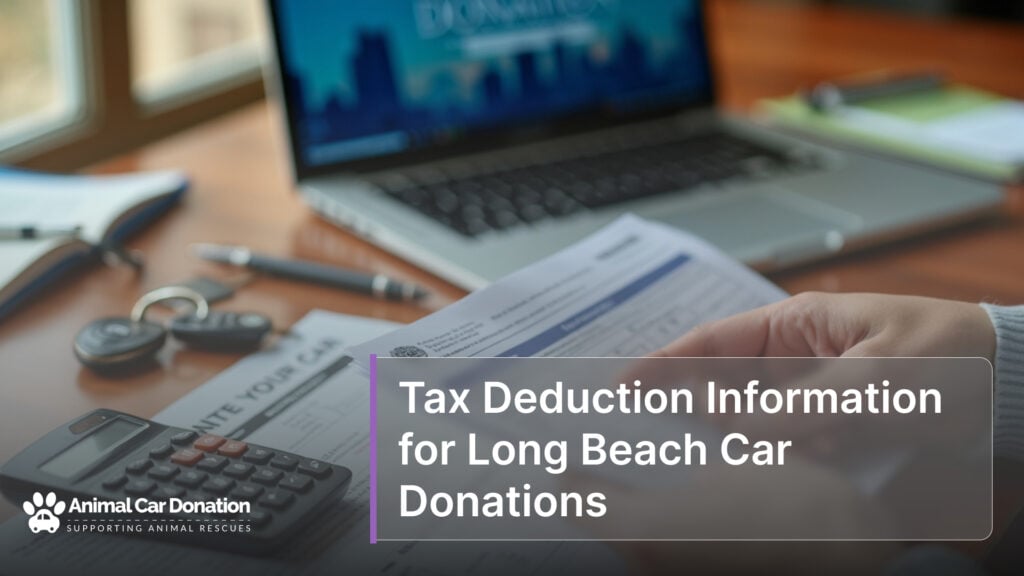 Tax Deduction Information for Long Beach Car Donations