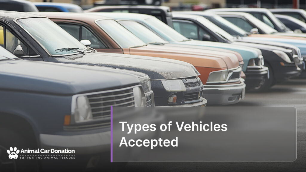 Types of Vehicles Accepted