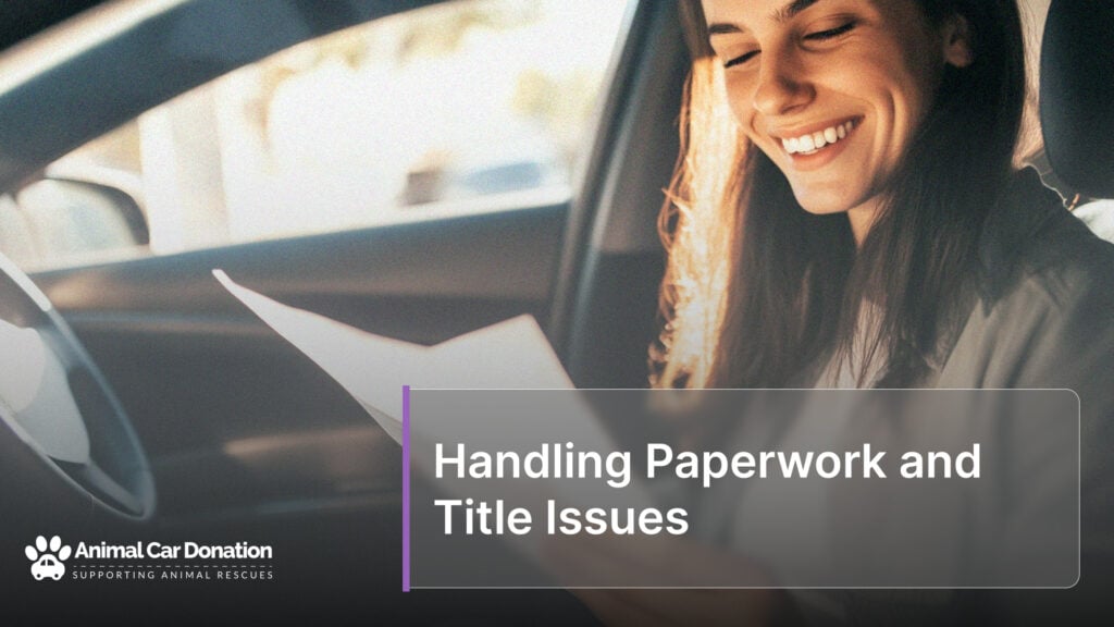 Handling Paperwork and Title Issues