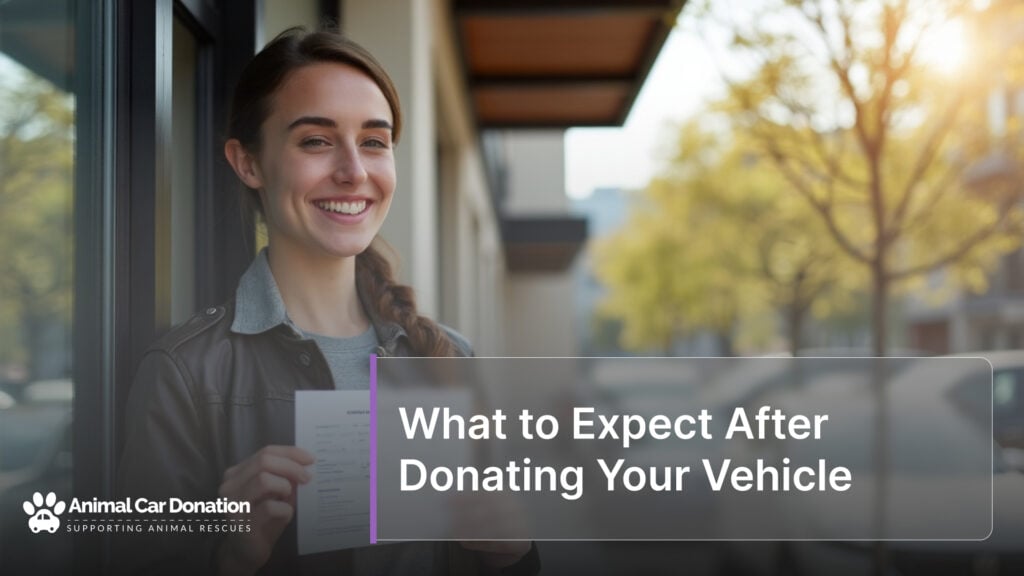 What to Expect After Donating Your Vehicle