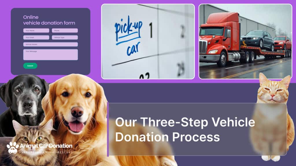 Our Three-Step Vehicle Donation Process