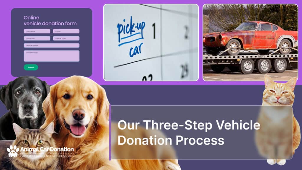 Our Three-Step Vehicle Donation Process