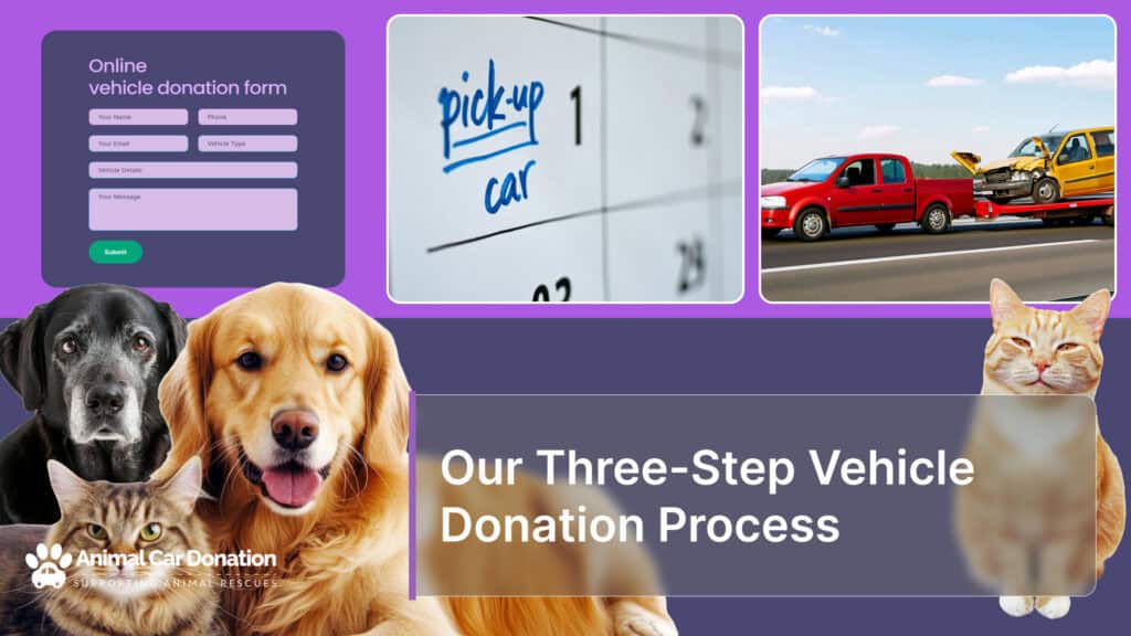 Our Three-Step Vehicle Donation Process