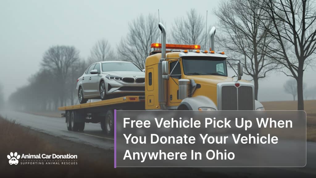 Free Vehicle Pick Up When You Donate Your Vehicle Anywhere In Ohio