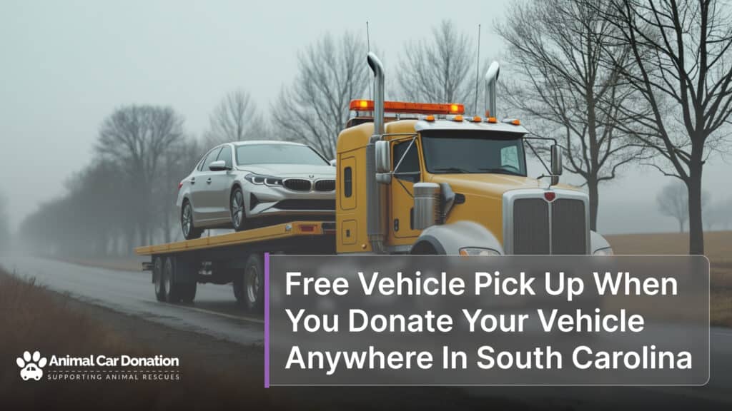 Free Vehicle Pick Up When You Donate Your Vehicle Anywhere In South Carolina