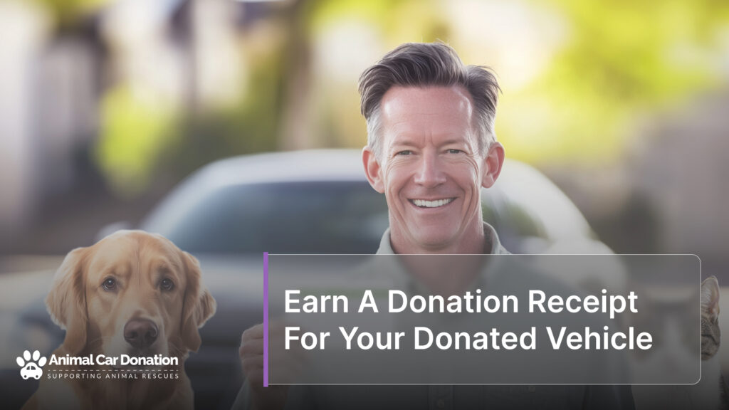 Earn A Donation Receipt For Your Donated Vehicle