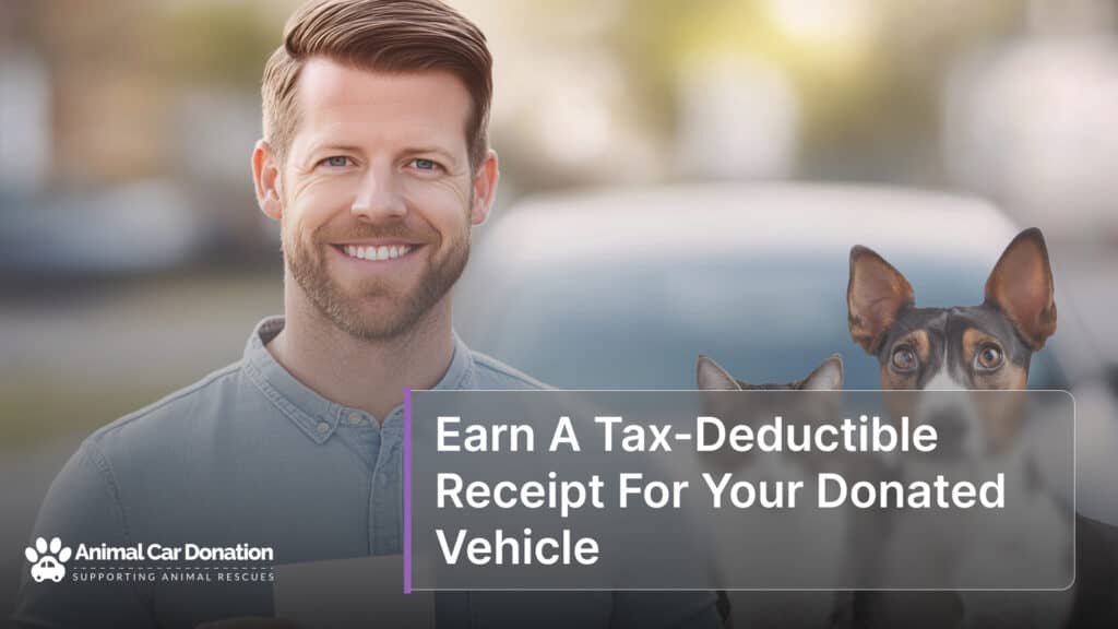 Earn A Tax-Deductible Receipt For Your Donated Vehicle