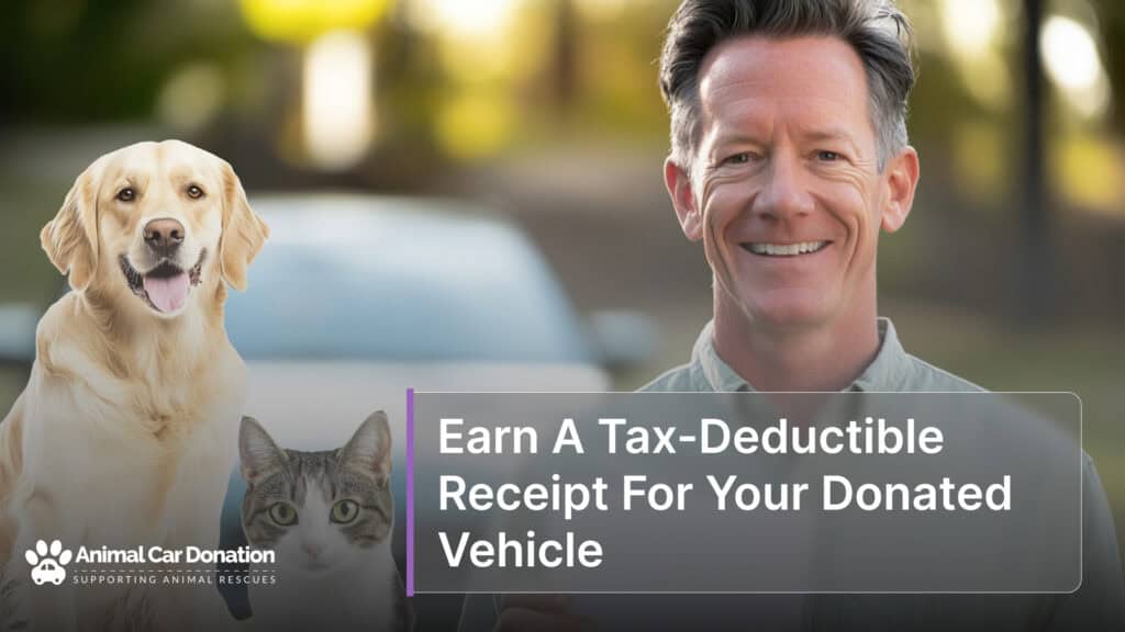 Earn A Tax-Deductible Receipt For Your Donated Vehicle