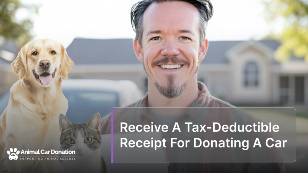 Receive A Tax-Deductible Receipt For Donating A Car