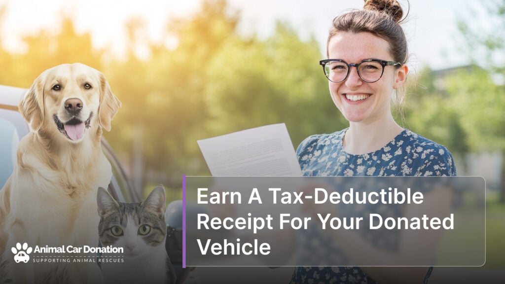 Earn A Tax-Deductible Receipt For Your Donated Vehicle