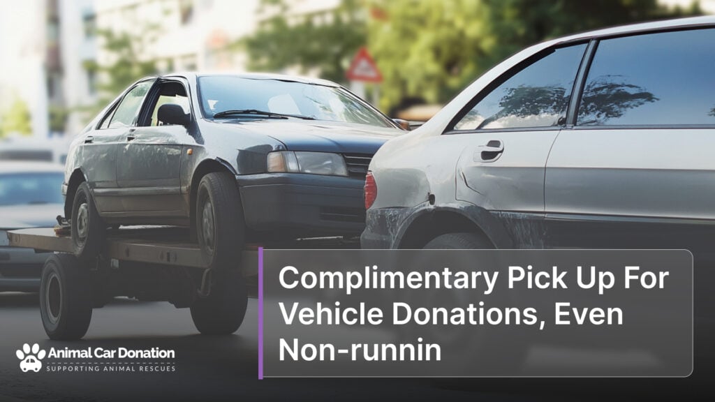 Complimentary Pick Up For Vehicle Donations, Even Non-running