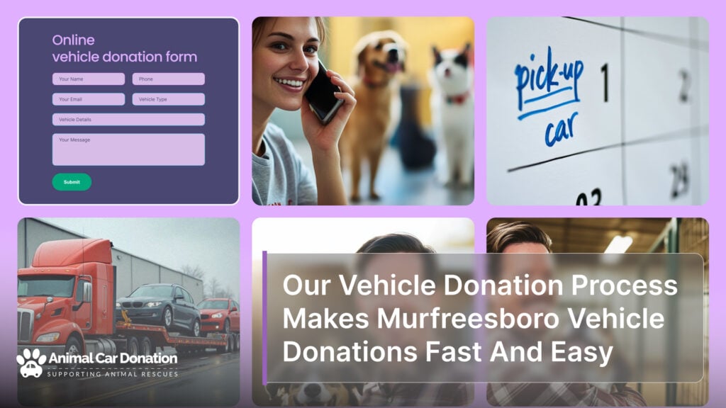 Our Vehicle Donation Process Makes Murfreesboro Vehicle Donations Fast And Easy