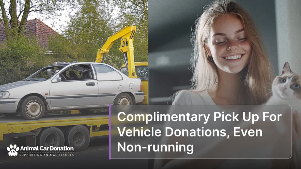 Complimentary Pick Up For Vehicle Donations, Even Non-running