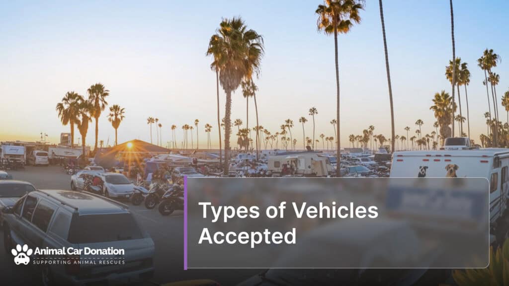 Types of Vehicles Accepted