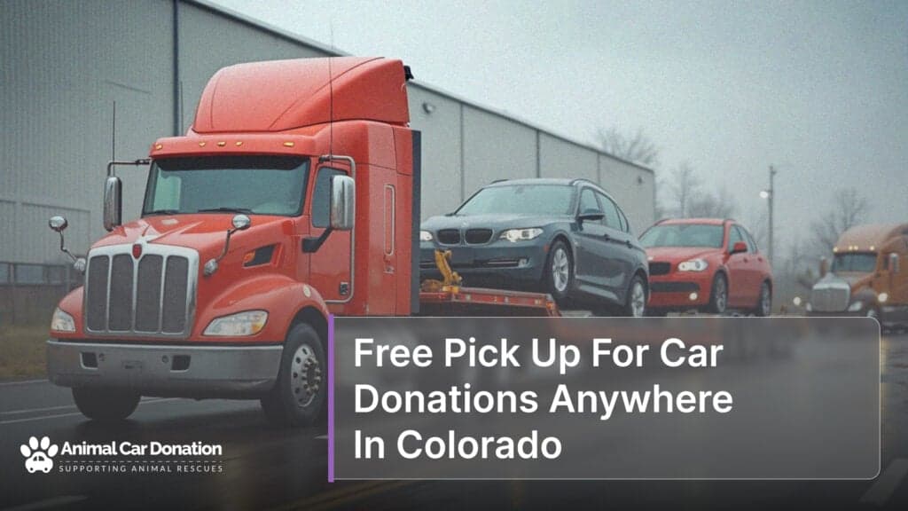 Free Pick Up For Car Donations Anywhere In Colorado