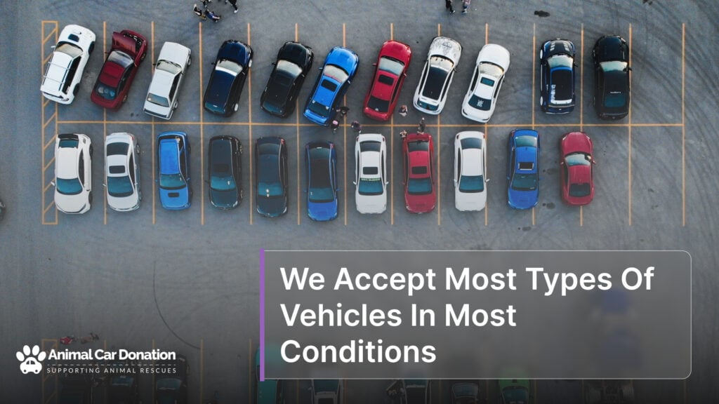 We Accept Most Types Of Vehicles In Most Conditions