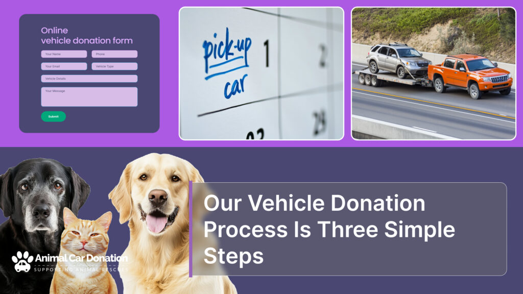 Our Vehicle Donation Process Is Three Simple Steps