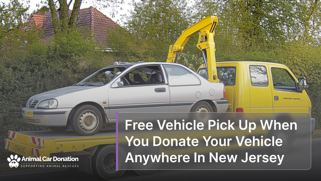 Free Vehicle Pick Up When You Donate Your Vehicle Anywhere In New Jersey