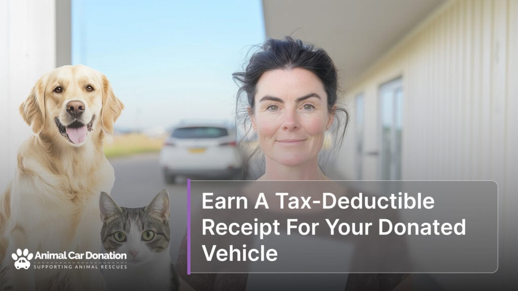 Earn A Tax-Deductible Receipt For Your Donated Vehicle