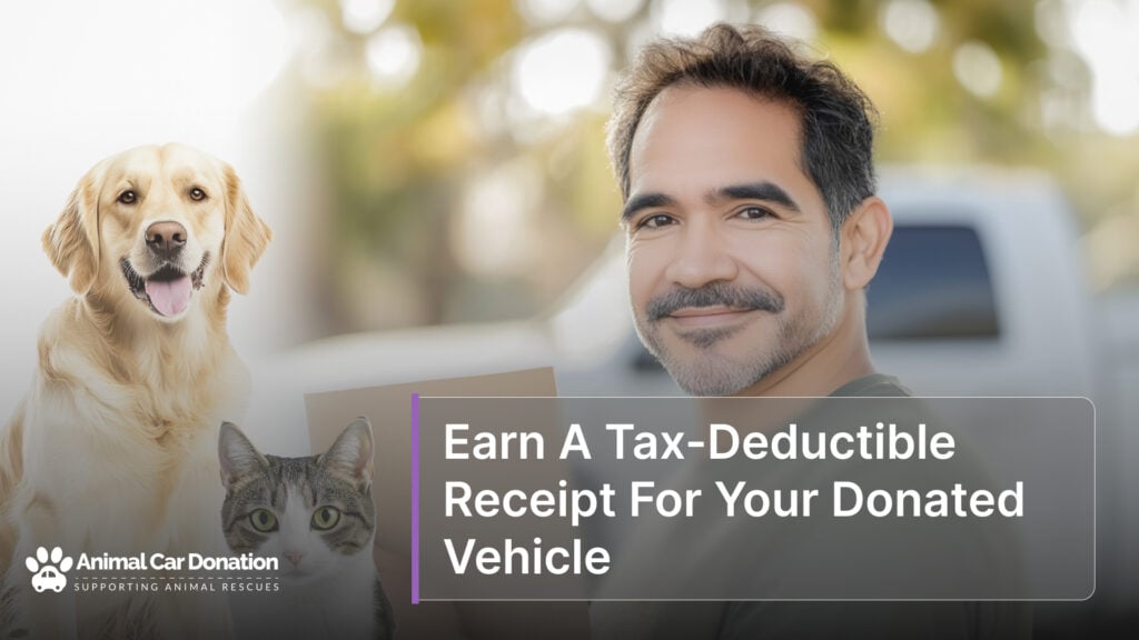 Earn A Tax-Deductible Receipt For Your Donated Vehicle