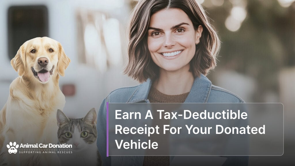 Earn A Tax-Deductible Receipt For Your Donated Vehicle