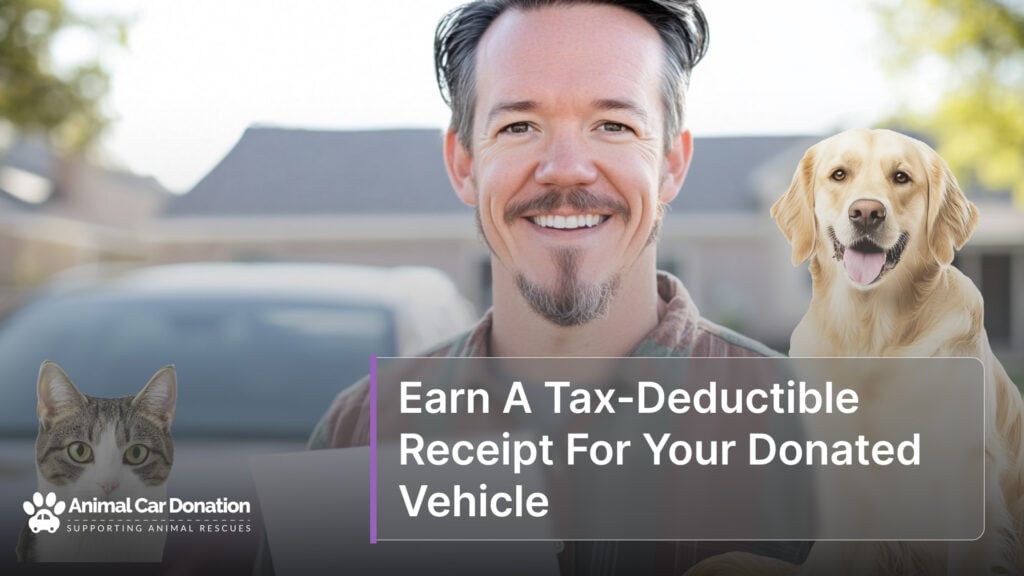 Earn A Tax-Deductible Receipt For Your Donated Vehicle