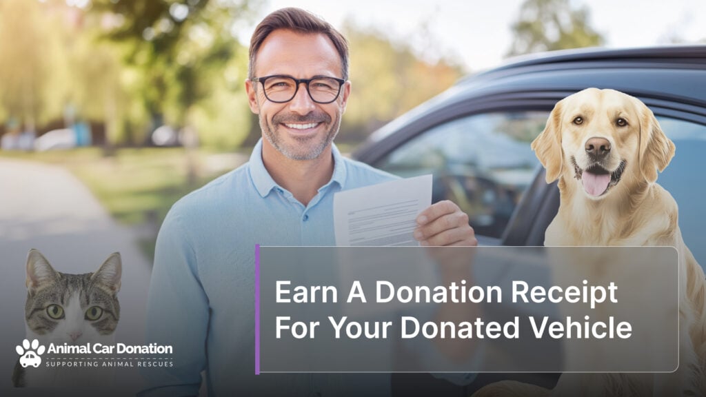 Earn A Donation Receipt For Your Donated Vehicle