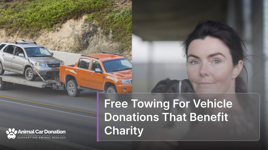 Free Towing For Vehicle Donations That Benefit Charity