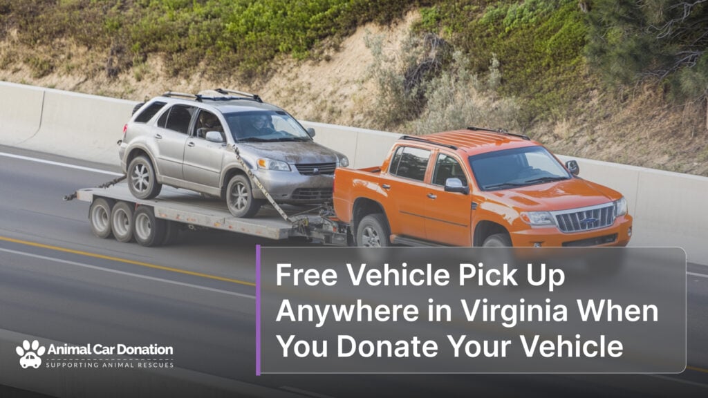 Free Vehicle Pick Up Anywhere in Virginia When You Donate Your Vehicle