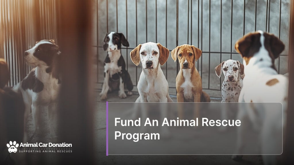 Fund An Animal Rescue Program