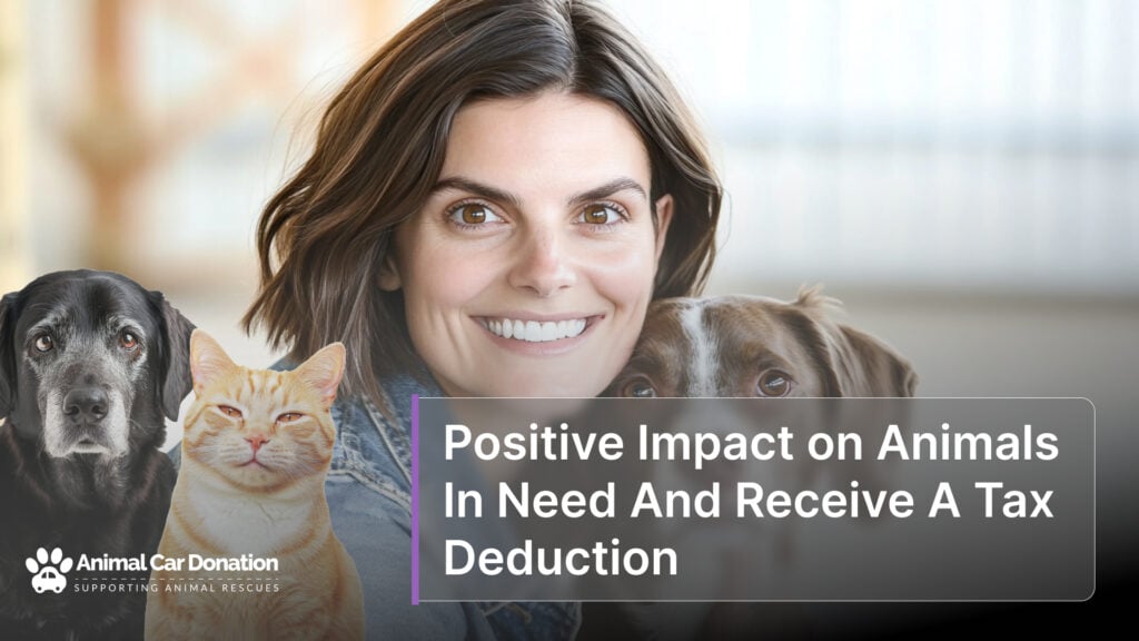 Positive Impact on Animals In Need And Receive A Tax Deduction