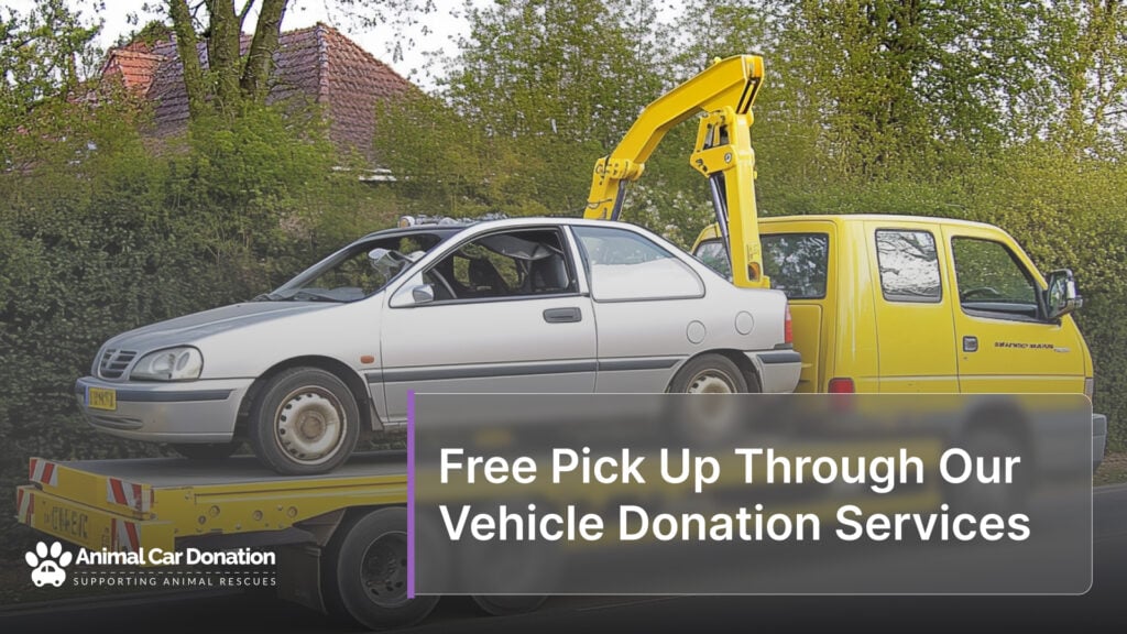 Free Pick Up Through Our Vehicle Donation Services