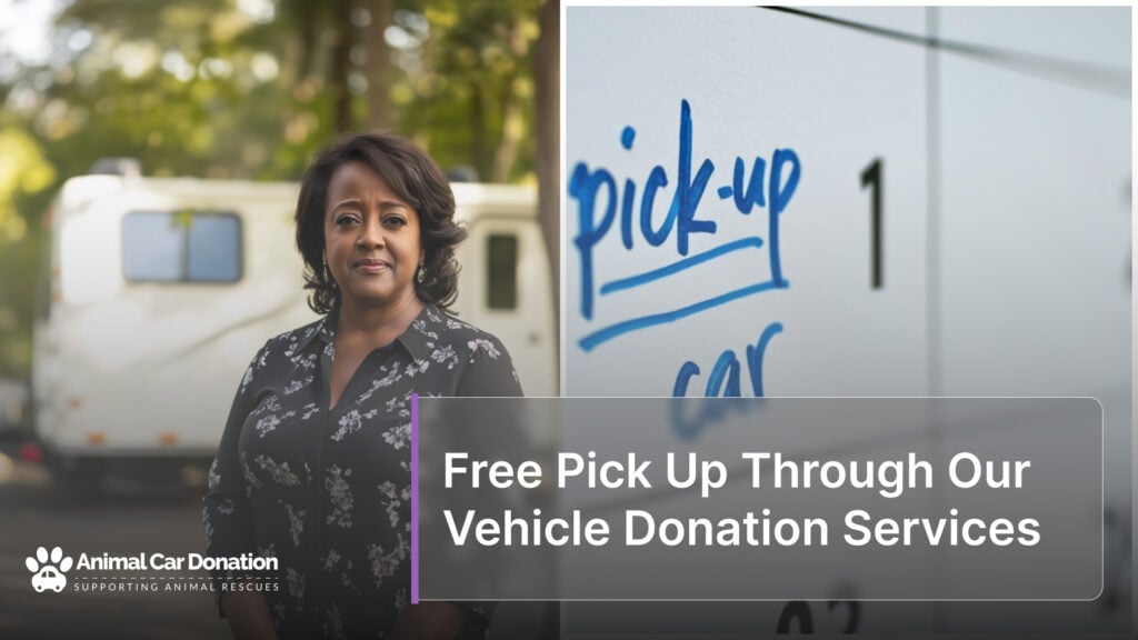 Free Pick Up Through Our Vehicle Donation Services