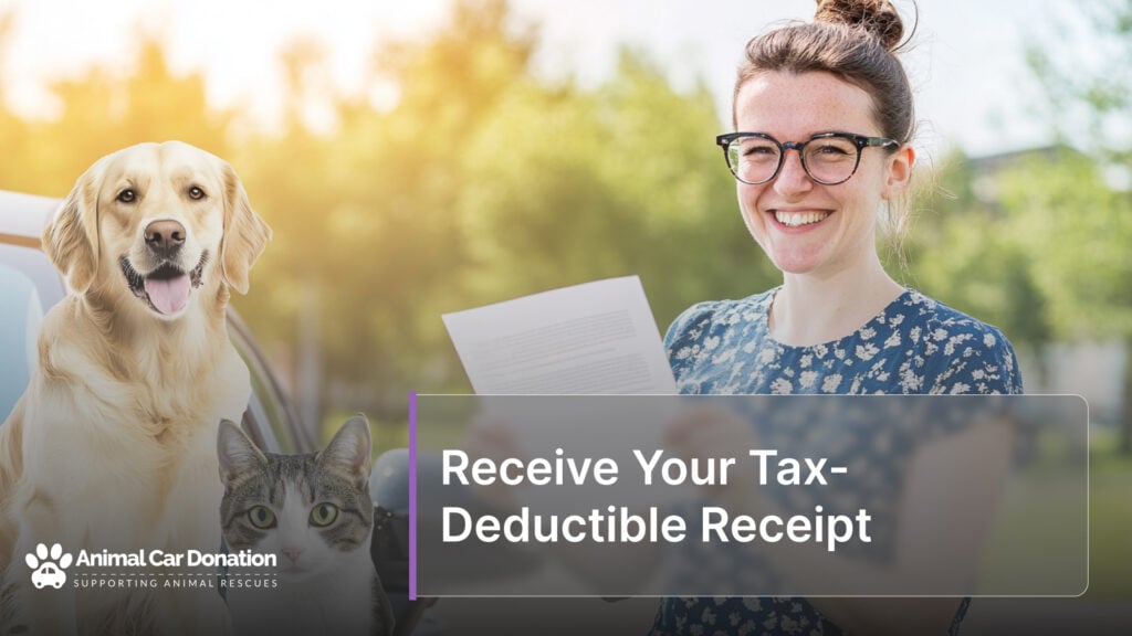 Receive Your Tax-Deductible Receipt