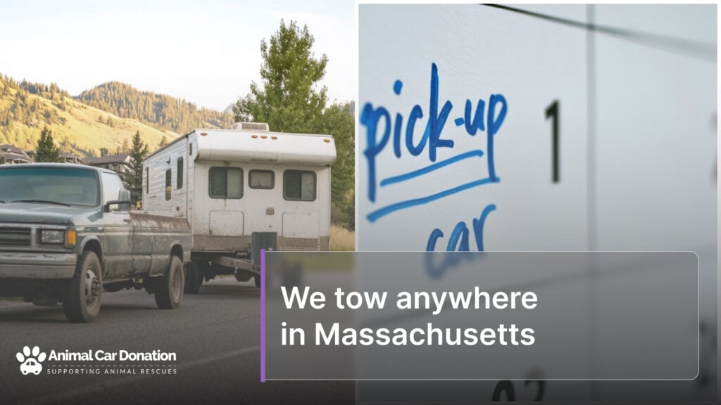 We tow anywhere in Massachusetts