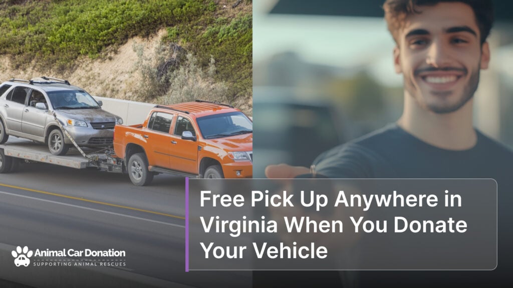 Free Pick Up Anywhere in Virginia When You Donate Your Vehicle