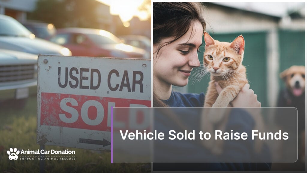 Vehicle Sold to Raise Funds