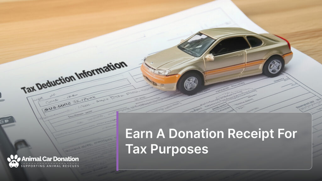 Earn A Donation Receipt For Tax Purposes