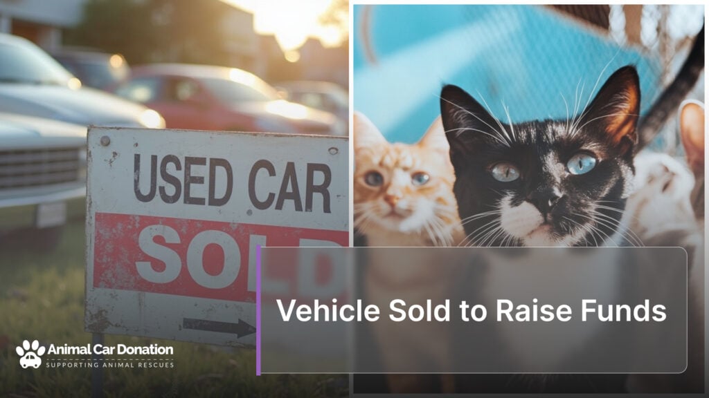 Vehicle Sold to Raise Funds