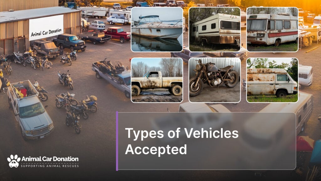 Types of Vehicles Accepted