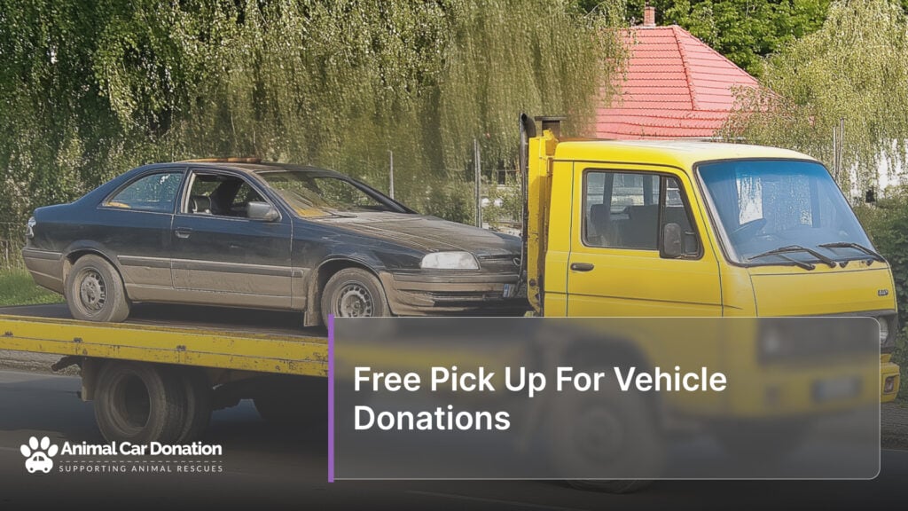 Free Pick Up For Vehicle Donations