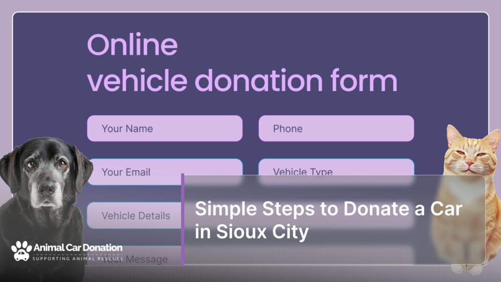 Simple Steps to Donate a Car in Sioux City