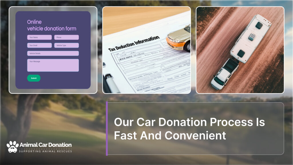 Our Car Donation Process Is Fast And Convenient